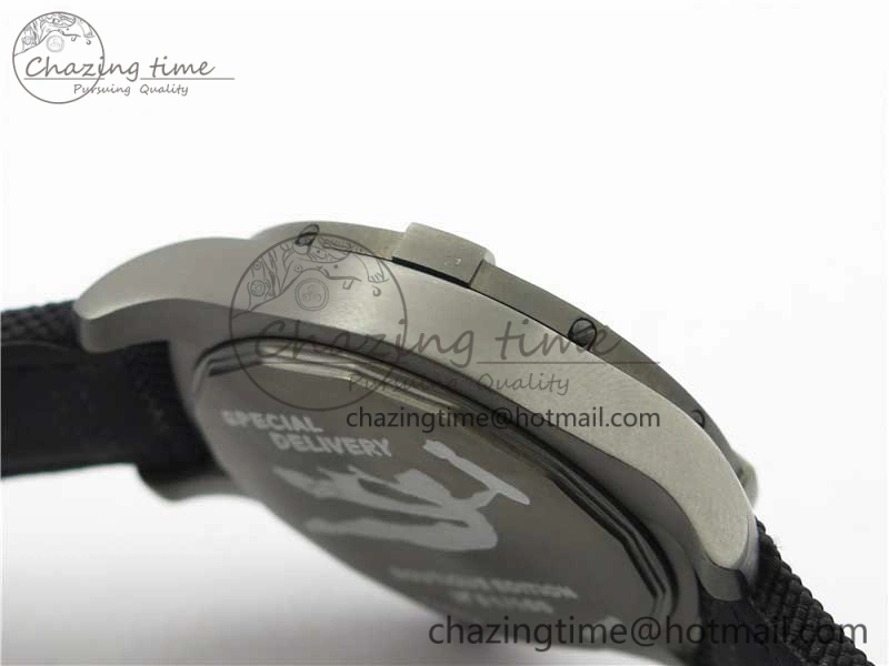 AVENGER Boutique Edition V17310 Dia Bezel Ti DLC 1:1 Best Edition Yellow Dial on Nylon Strap A Tailored 5577
