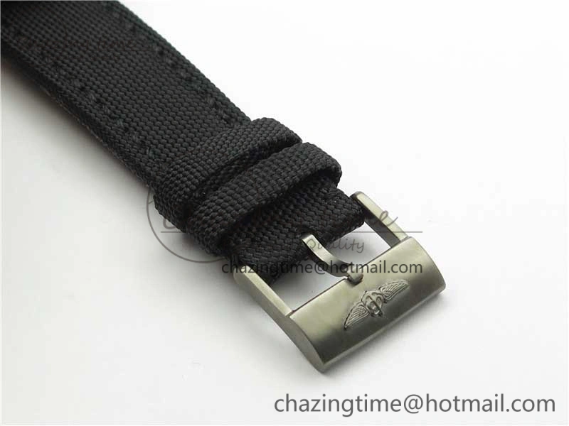 AVENGER Boutique Edition V17310 Ti DLC 1:1 Best Edition Black CF Dial on Nylon Strap A Practical 5575