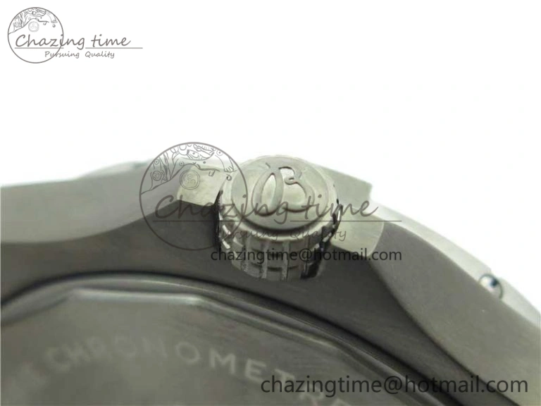 Sustainable AVENGER V32395 Ti DLC 1:1 Best Edition Black Dial on Leather Strap A 5574