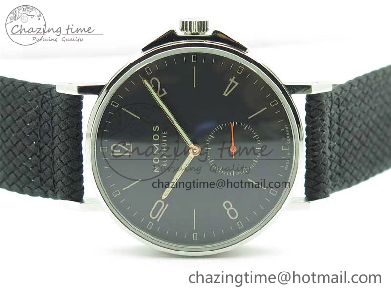 Ahoi Atlantik 555 SS MKS 1:1 Best Edition Black Dial On Nylon Strap Seagull movement Comfortable 7630