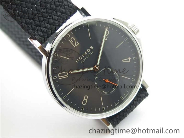 Ahoi Atlantik 555 SS MKS 1:1 Best Edition Black Dial On Nylon Strap Seagull movement Comfortable 7630