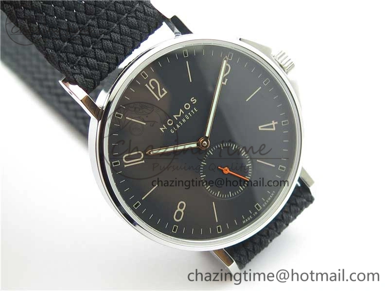 Ahoi Atlantik 555 SS MKS 1:1 Best Edition Black Dial On Nylon Strap Seagull movement Comfortable 7630