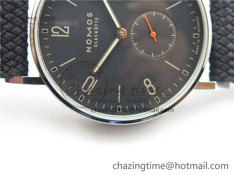 Ahoi Atlantik 555 SS MKS 1:1 Best Edition Black Dial On Nylon Strap Seagull movement Comfortable 7630