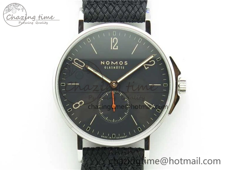 Ahoi Atlantik 555 SS MKS 1:1 Best Edition Black Dial On Nylon Strap Seagull movement Comfortable 7630