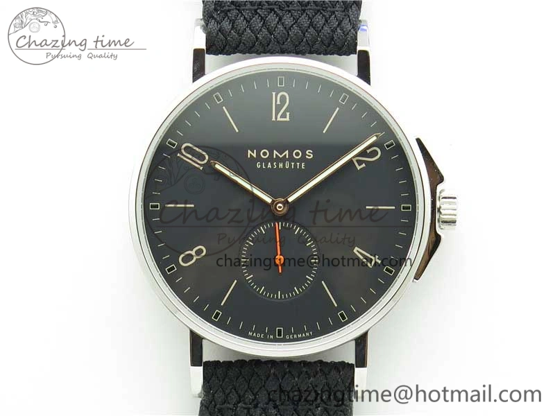 Ahoi Atlantik 555 SS MKS 1:1 Best Edition Black Dial On Nylon Strap Seagull movement Comfortable 7630