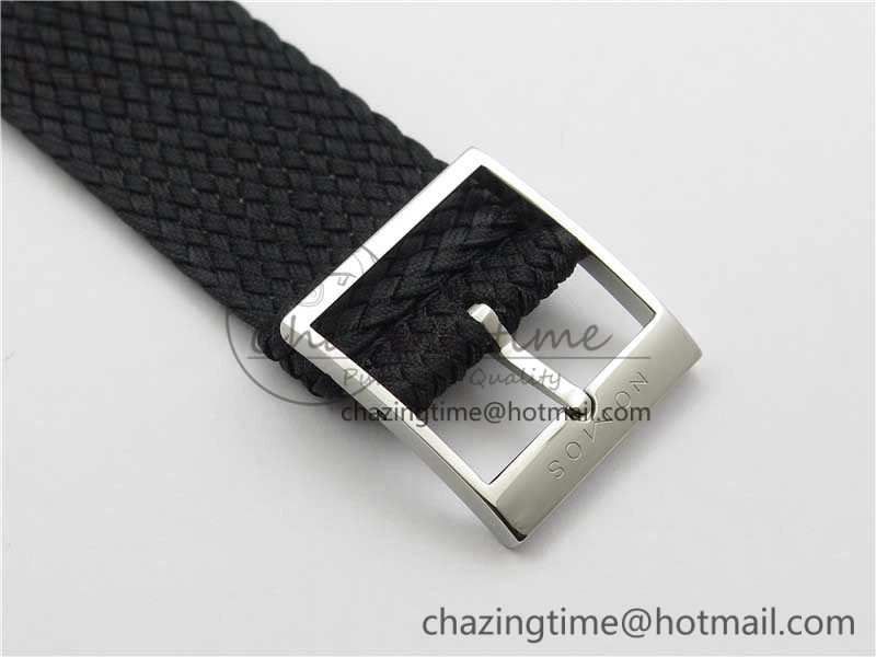 Attractive Ahoi Atlantik 555 SS MKS 1:1 Best Edition White Dial On Nylon Strap Seagull movement 7631