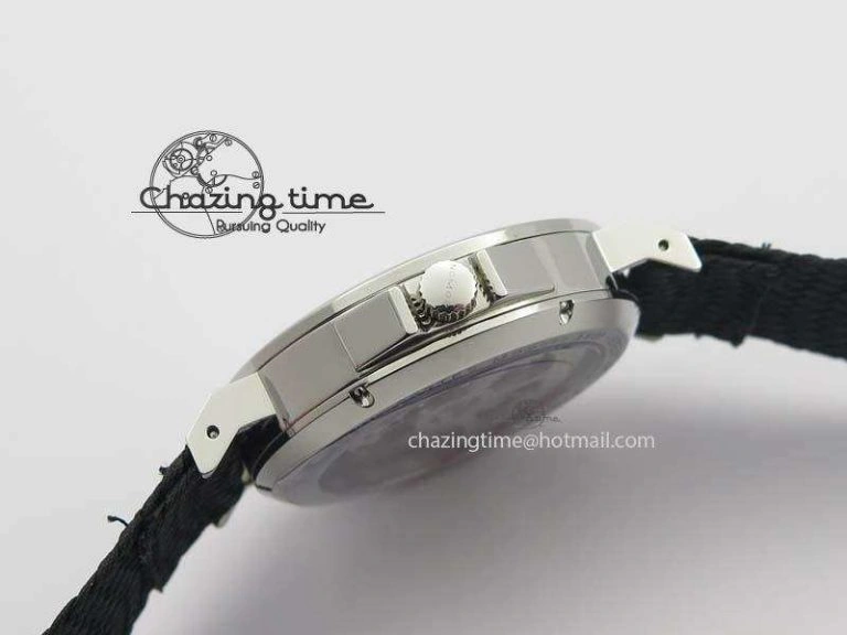 StreetReady Ahoi Atlantik SS Blue Dial On Black Textile Strap A 7635