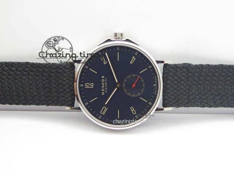 StreetReady Ahoi Atlantik SS Blue Dial On Black Textile Strap A 7635