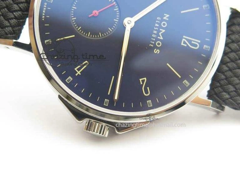 StreetReady Ahoi Atlantik SS Blue Dial On Black Textile Strap A 7635