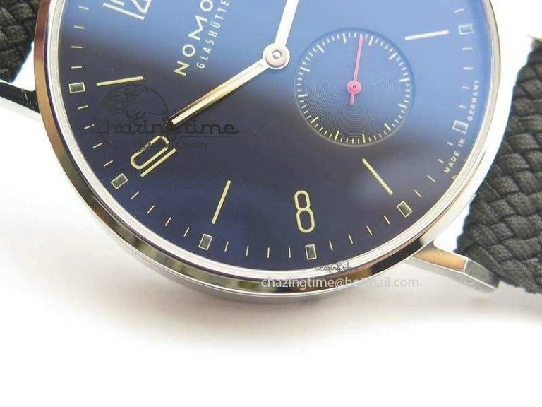 StreetReady Ahoi Atlantik SS Blue Dial On Black Textile Strap A 7635