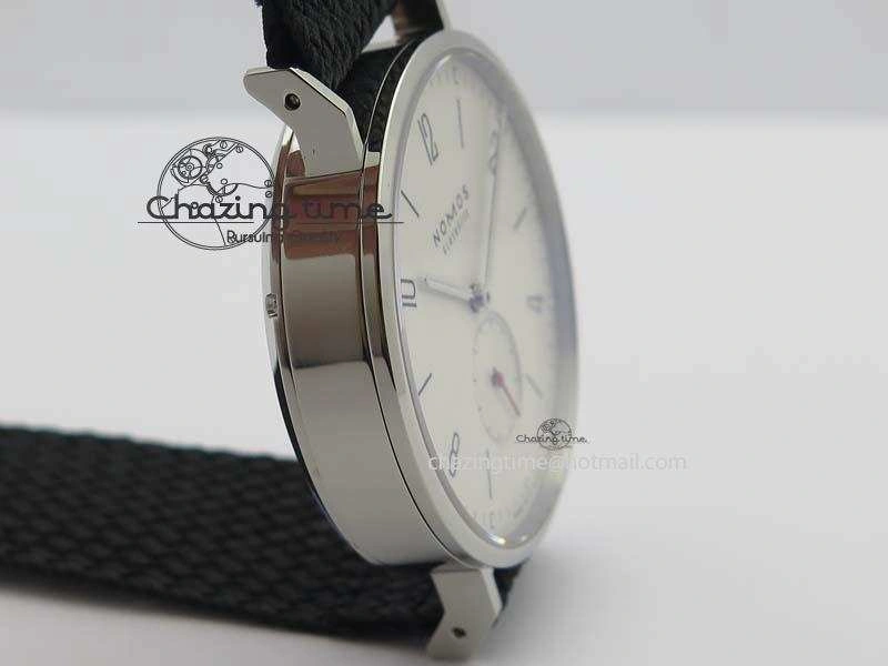 Ahoi Atlantik SS White Dial On Black Textile Strap A Resilient 7636