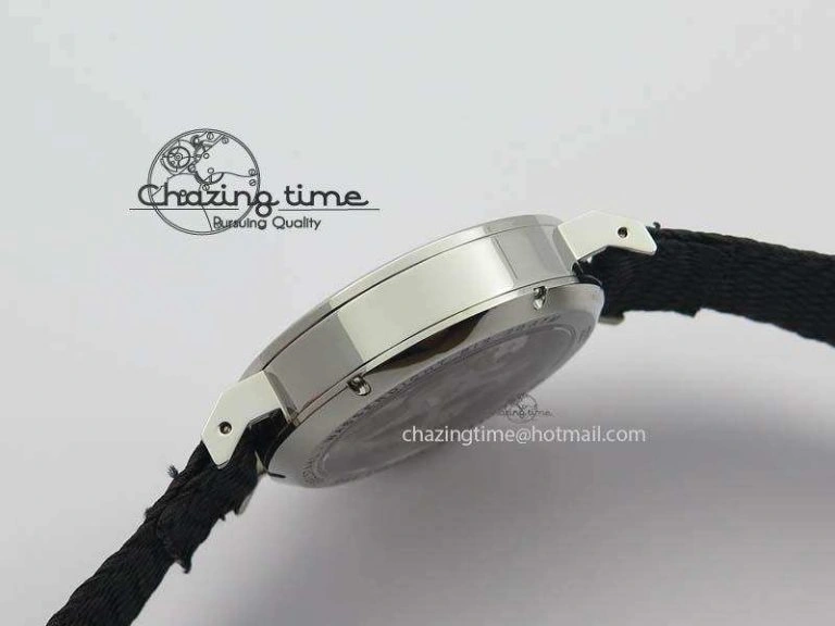Ahoi Atlantik SS White Dial On Black Textile Strap A Resilient 7636