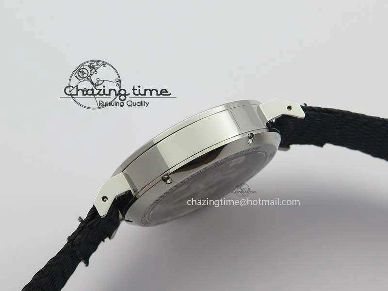 Ahoi Atlantik SS White Dial On Black Textile Strap A Resilient 7636