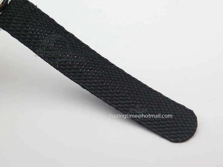 EasyMatch Ahoy Atlantik Date SS Blue Dial On Black Textile Strap A 5059