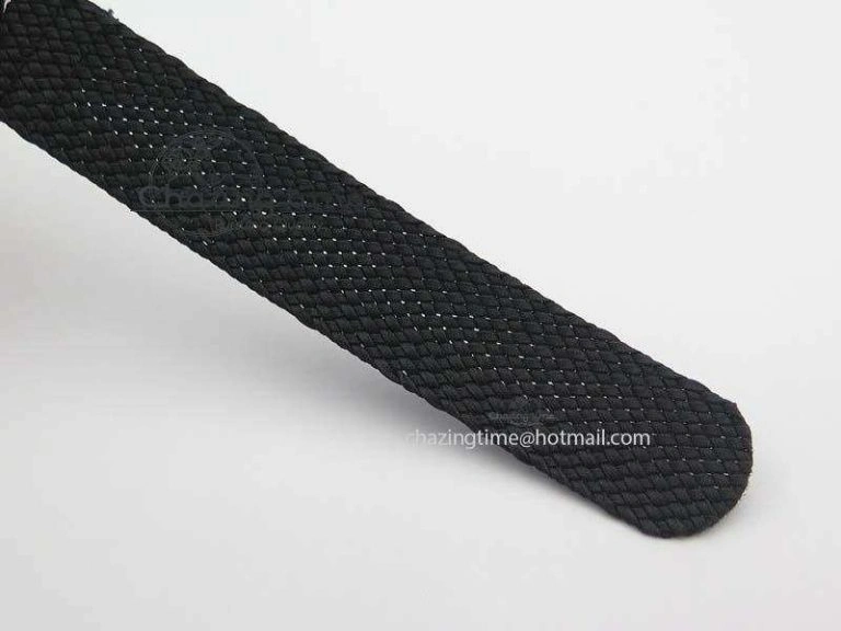 EasyMatch Ahoy Atlantik Date SS Blue Dial On Black Textile Strap A 5059