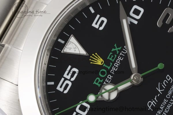 Chic Air-King 116900 JDF 1:1 Best Edition 904L Steel Black Dial on SS Bracelet SA 2061