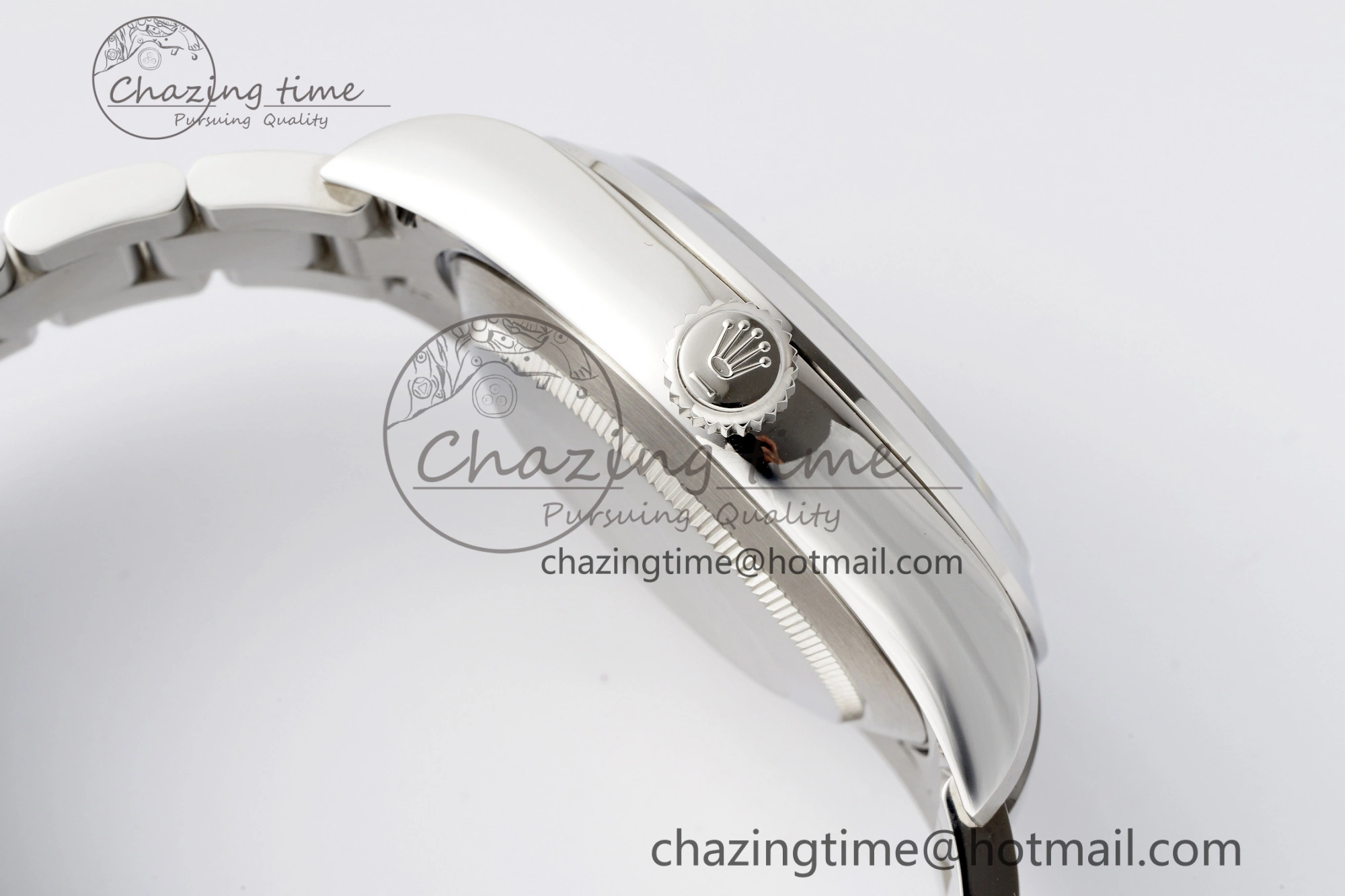 Chic Air-King 116900 JDF 1:1 Best Edition 904L Steel Black Dial on SS Bracelet SA 2061