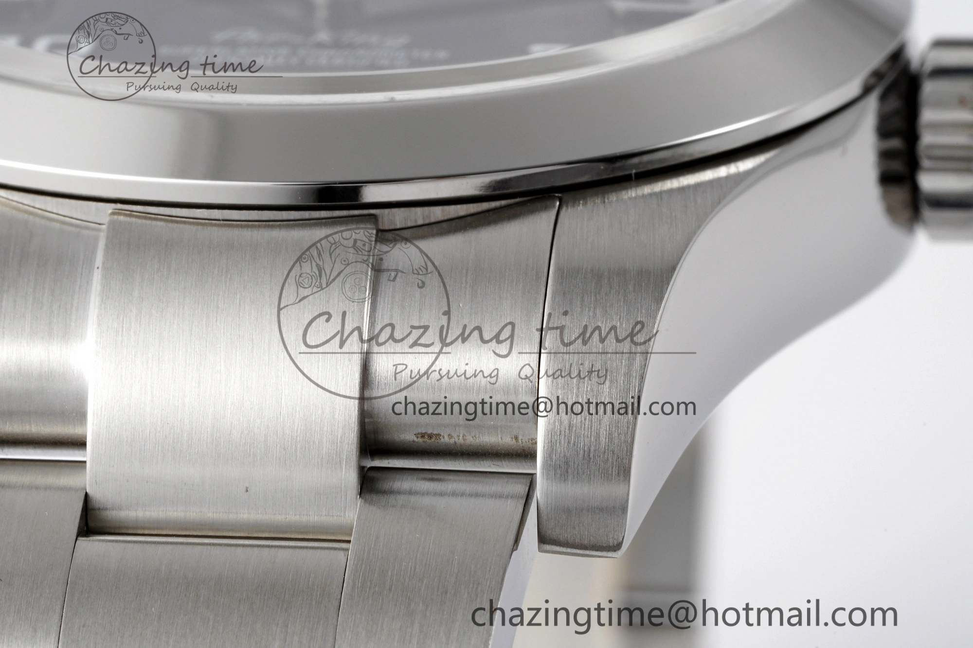 Chic Air-King 116900 JDF 1:1 Best Edition 904L Steel Black Dial on SS Bracelet SA 2061