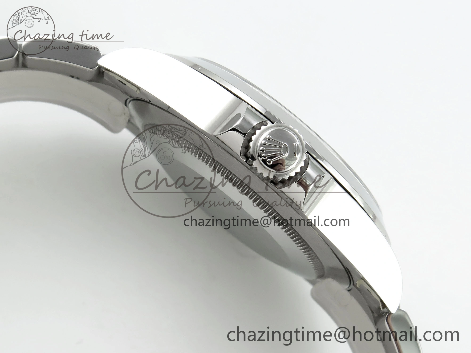 Neat Air-King 126900 Clean 1:1 Best Edition 904L Steel Black Dial on SS Bracelet VR 1703