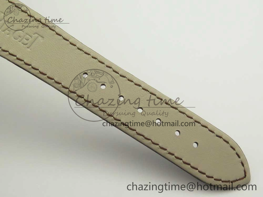 OdorResistant Altiplano RG BBR Best Edition White Dial on Brown Leather Strap A430P 9117