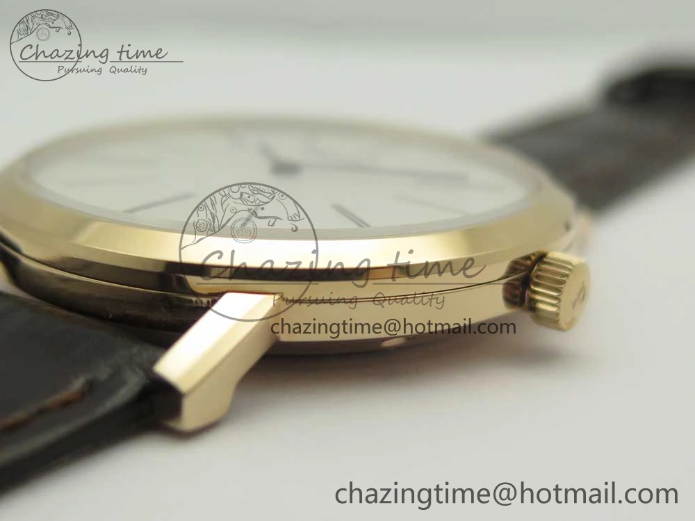 OdorResistant Altiplano RG BBR Best Edition White Dial on Brown Leather Strap A430P 9117