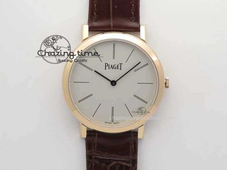Altiplano RG UT Best Edition White Dial On Brown Leather Strap TravelReady 9133