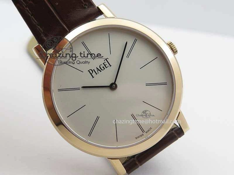 Altiplano RG UT Best Edition White Dial On Brown Leather Strap TravelReady 9133
