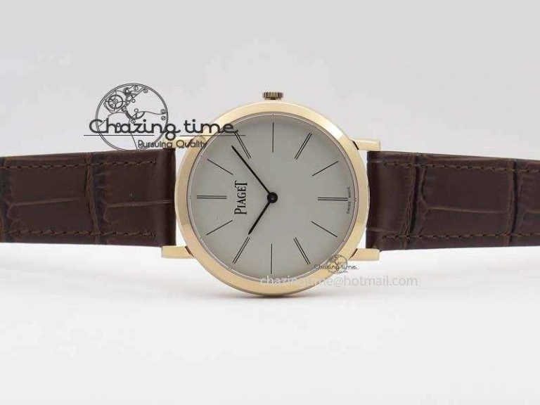 Altiplano RG UT Best Edition White Dial On Brown Leather Strap TravelReady 9133