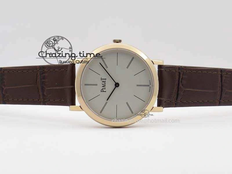 Altiplano RG UT Best Edition White Dial On Brown Leather Strap TravelReady 9133