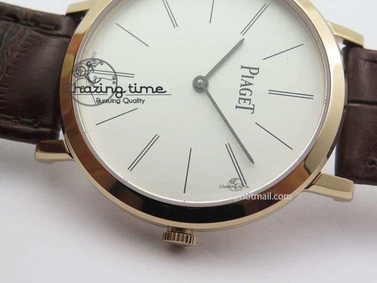 Altiplano RG UT Best Edition White Dial On Brown Leather Strap TravelReady 9133