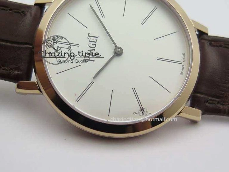 Altiplano RG UT Best Edition White Dial On Brown Leather Strap TravelReady 9133