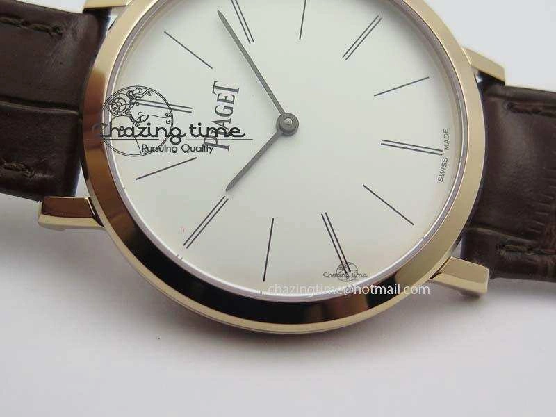 Altiplano RG UT Best Edition White Dial On Brown Leather Strap TravelReady 9133