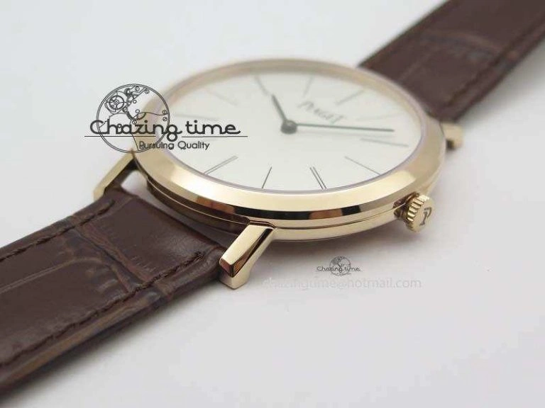 Altiplano RG UT Best Edition White Dial On Brown Leather Strap TravelReady 9133