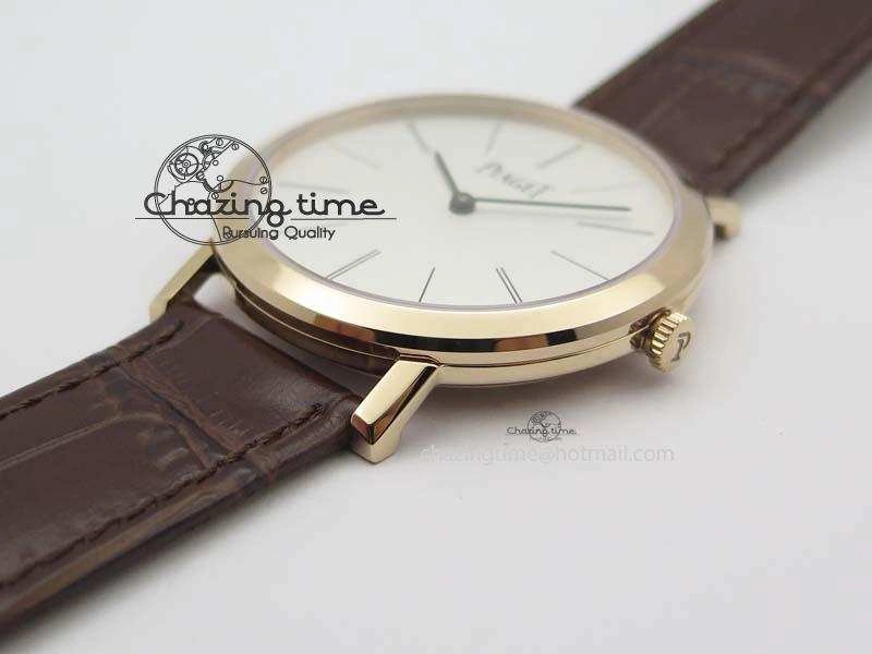 Altiplano RG UT Best Edition White Dial On Brown Leather Strap TravelReady 9133