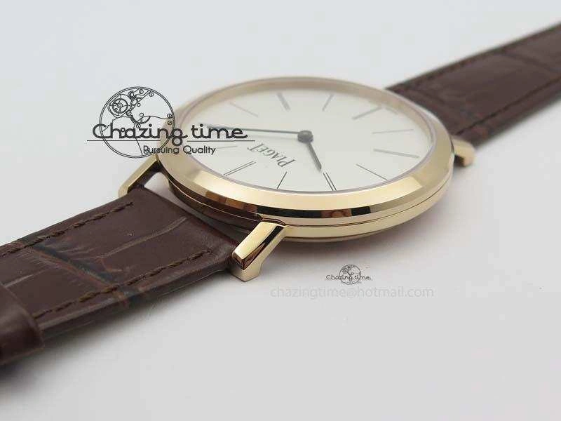 Altiplano RG UT Best Edition White Dial On Brown Leather Strap TravelReady 9133