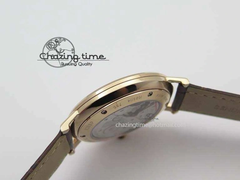 Altiplano RG UT Best Edition White Dial On Brown Leather Strap TravelReady 9133
