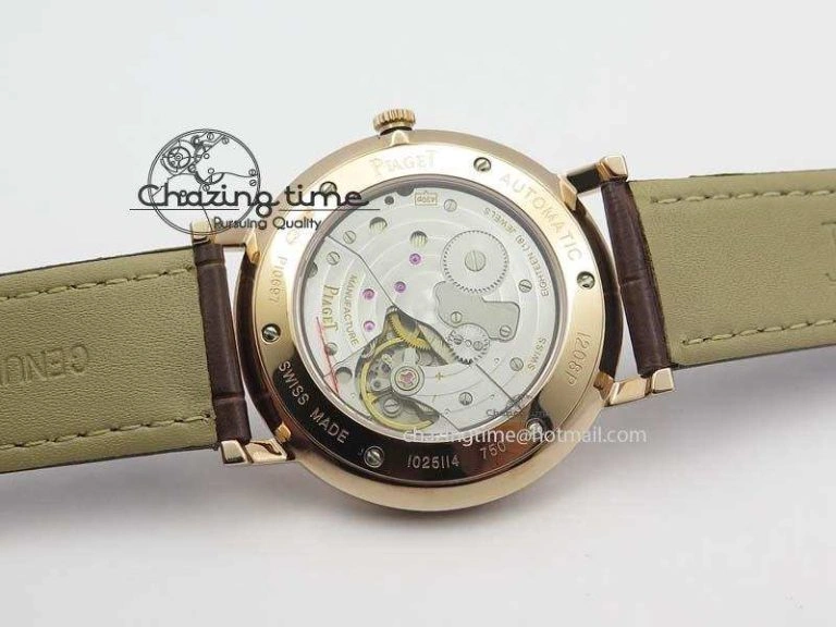 Altiplano RG UT Best Edition White Dial On Brown Leather Strap TravelReady 9133