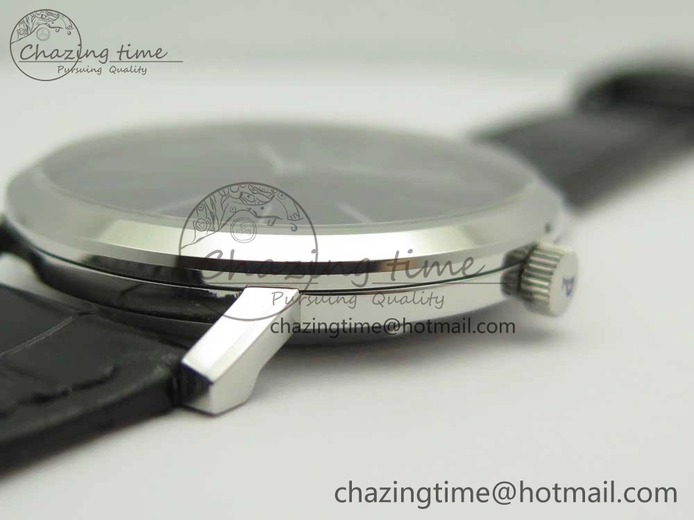 Fashionable Altiplano SS BBR Best Edition Black Dial on Black Leather Strap A430P 9111