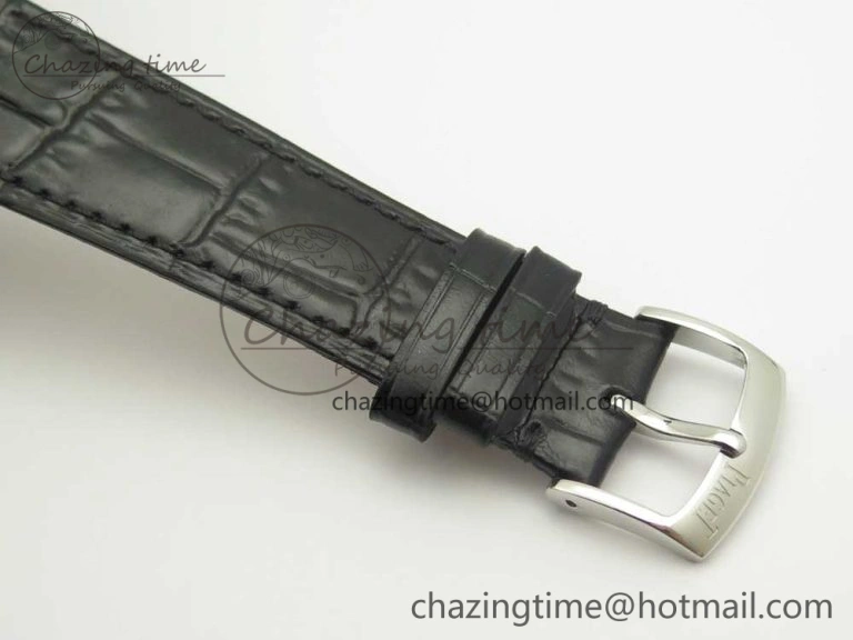 Fashionable Altiplano SS BBR Best Edition Black Dial on Black Leather Strap A430P 9111