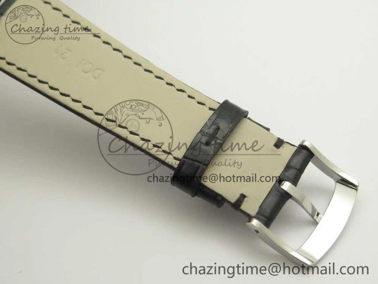 Fashionable Altiplano SS BBR Best Edition Black Dial on Black Leather Strap A430P 9111