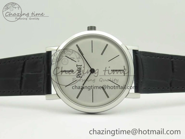 OnTrend Altiplano SS BBR Best Edition White Dial on Black Leather Strap A430P 9114