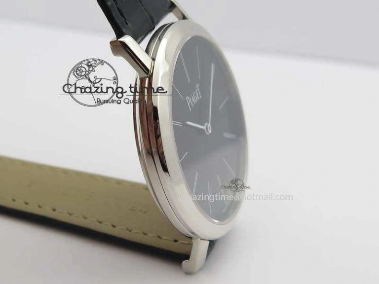 Efficient Altiplano SS UT Best Edition Black Dial On Black Leather Strap 9130
