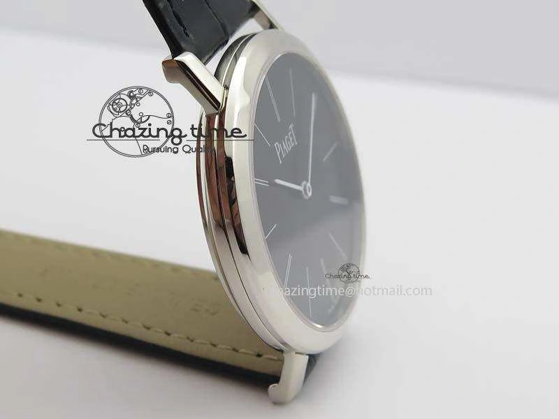 Efficient Altiplano SS UT Best Edition Black Dial On Black Leather Strap 9130