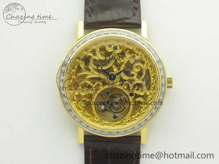 Efficient Altiplano SS UT Best Edition Black Dial On Black Leather Strap 9130