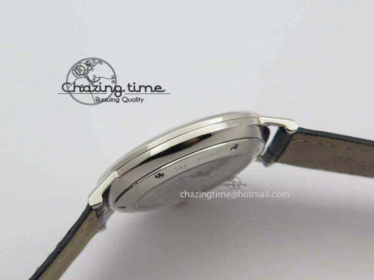 Contemporary Altiplano SS UT Best Edition Black Textured Dial On Black Leather Strap 9131