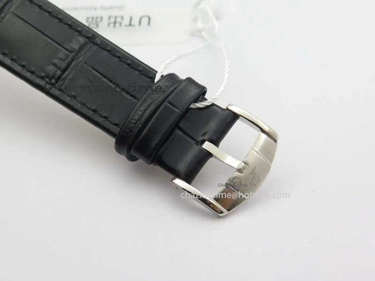 Contemporary Altiplano SS UT Best Edition Black Textured Dial On Black Leather Strap 9131