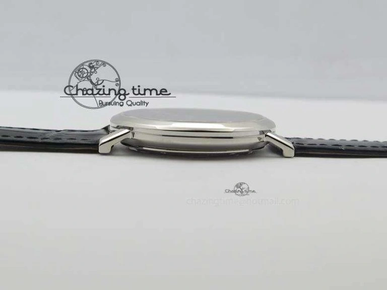 Contemporary Altiplano SS UT Best Edition Black Textured Dial On Black Leather Strap 9131