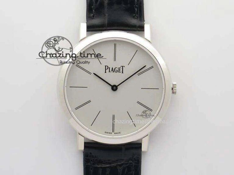 Altiplano SS UT Best Edition White Dial On Black Leather Strap Casual 9132