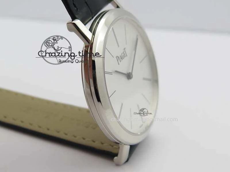 Altiplano SS UT Best Edition White Dial On Black Leather Strap Casual 9132