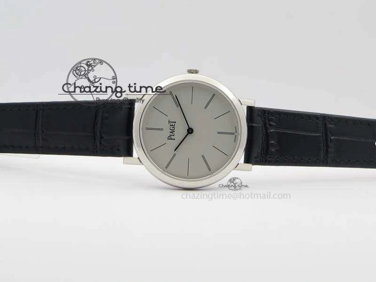 Altiplano SS UT Best Edition White Dial On Black Leather Strap Casual 9132